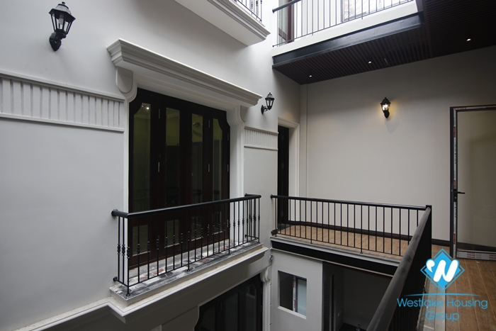 The newly renovated villa for rent in Hoan Kiem is suitable for living, business or office